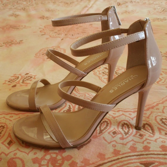 Charles David Shoes - Charles David Sexy Beige Heels